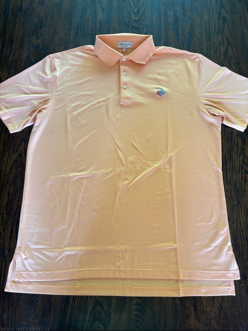 Peter Millar Peach Performance Polo